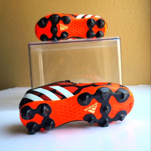 Adidas Predito Instinct FG Soccer Cleats  Red Black Shoes Toddler size 10.5C - Picture 3 of 11